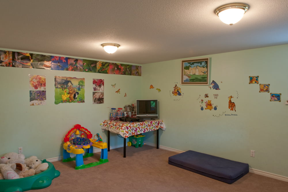The nap and movie room