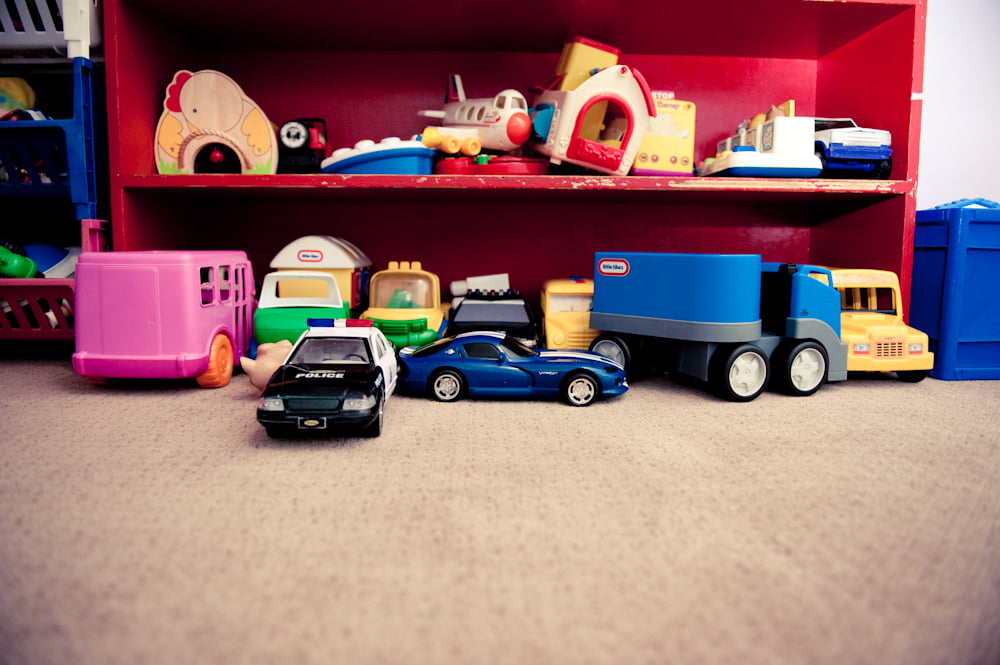 The toy shelf